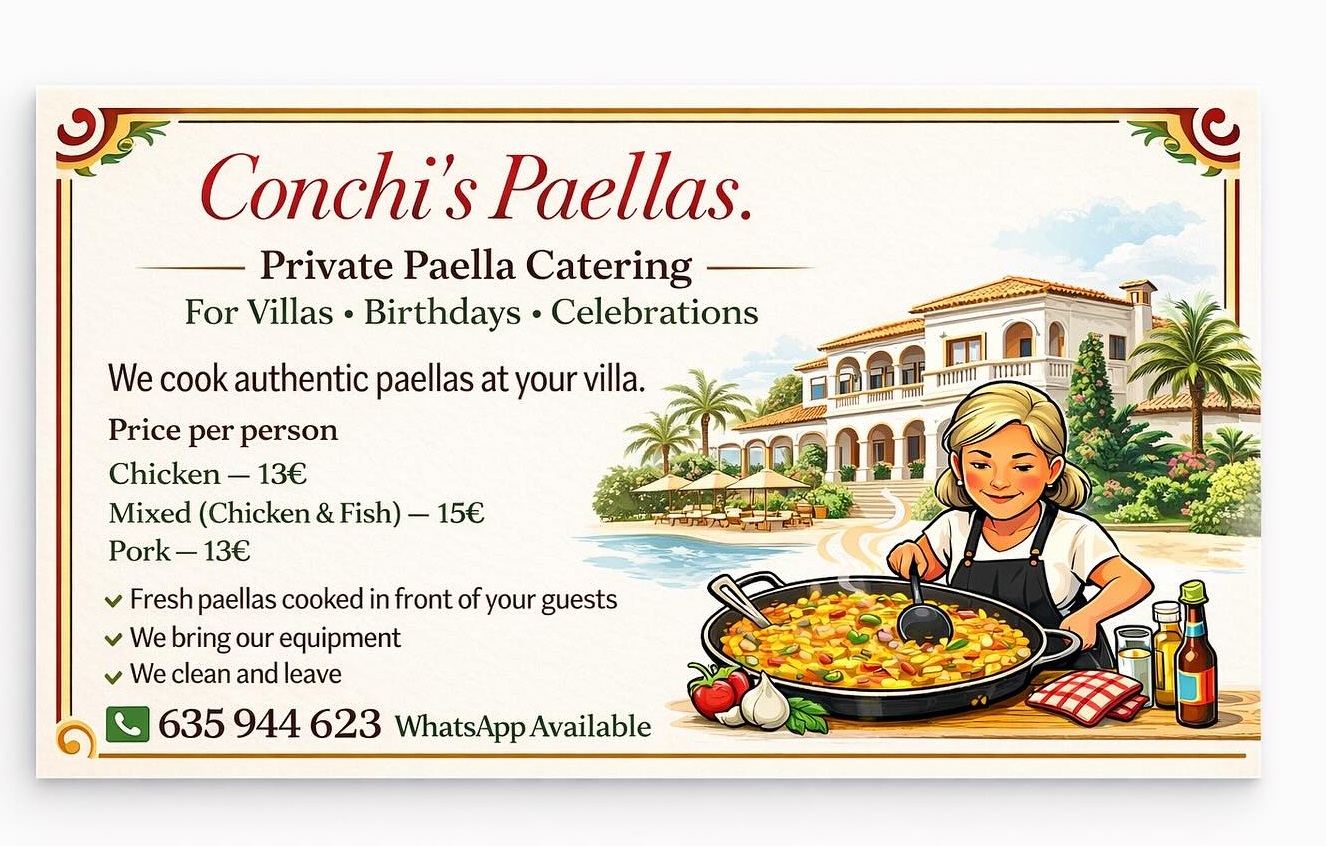 Conchi's Paellas — Private Catering