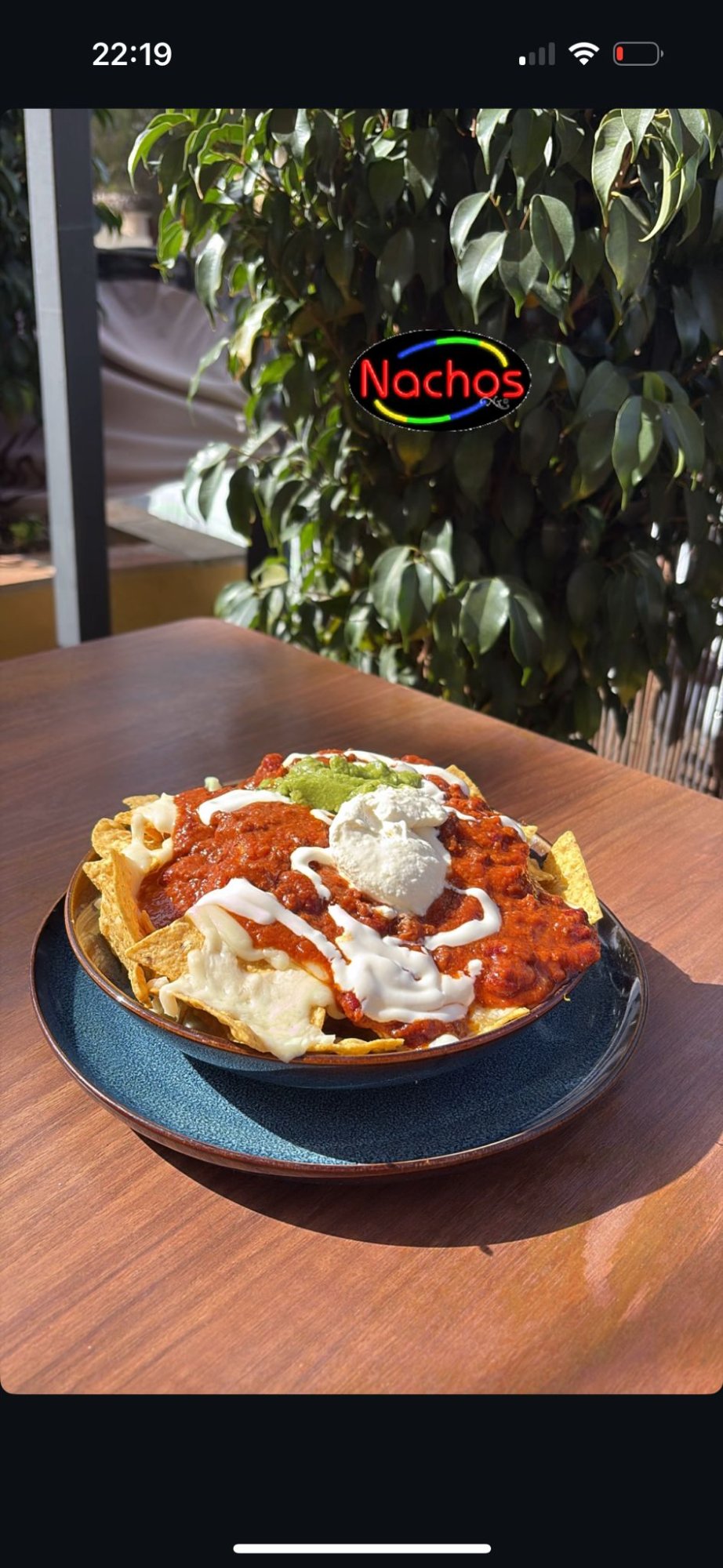 Nachos at Chill Café
