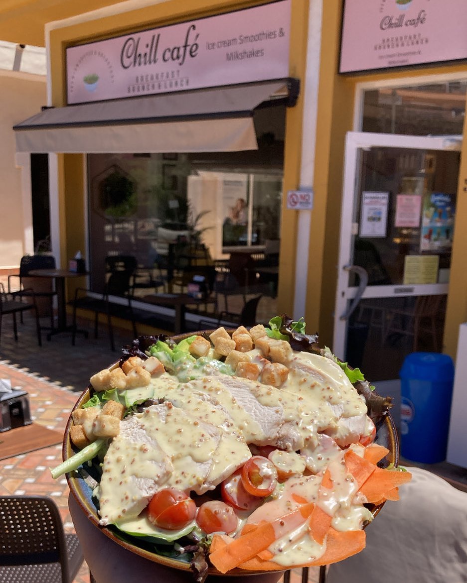 Fresh salad at Chill Café